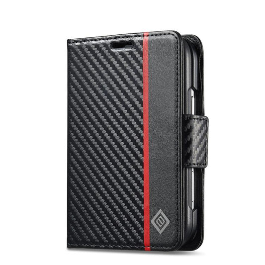 LC.IMEEKE Carbon Fiber Leather Phone Case   ...