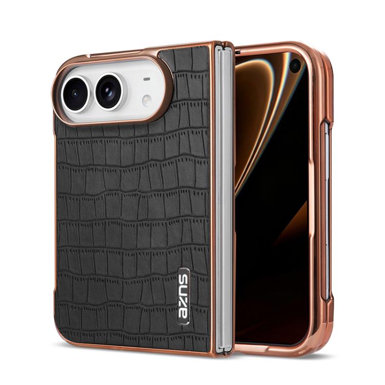 AZNS Electroplated Frame Crocodile Texture F...