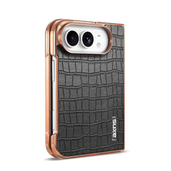 AZNS Electroplated Frame Crocodile Texture F...