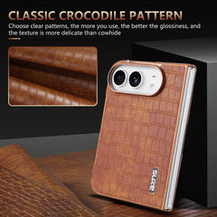 AZNS Electroplated Frame Crocodile Texture F...