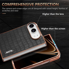 AZNS Electroplated Frame Crocodile Texture F...
