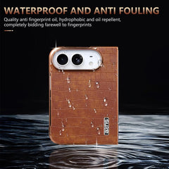 AZNS Electroplated Frame Crocodile Texture F...