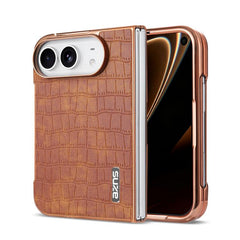 AZNS Electroplated Frame Crocodile Texture F...