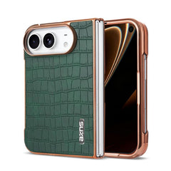 AZNS Electroplated Frame Crocodile Texture F...