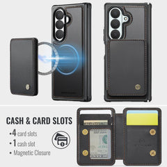 JEEHOOD J05 Business Magnetic Style RFID Lea...