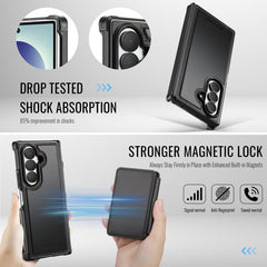JEEHOOD J05 Business Magnetic Style RFID Lea...