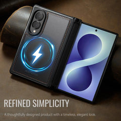 JEEHOOD J05 Business Magnetic Leather Phone ...