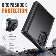 JEEHOOD J05 Business Magnetic Leather Phone ...