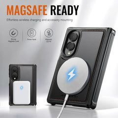 JEEHOOD J05 Business Magnetic Leather Phone ...
