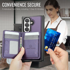 JEEHOOD J12 Exquisite RFID MagSafe Zipper Ca...