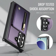 JEEHOOD J12 Exquisite RFID MagSafe Zipper Ca...