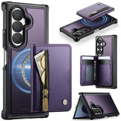 JEEHOOD J12 Exquisite RFID MagSafe Zipper Ca...