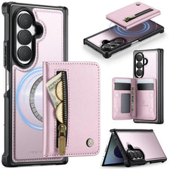 JEEHOOD J12 Exquisite RFID MagSafe Zipper Ca...
