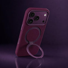 Mutural Cloud Matte Series Holder PU Phone C...