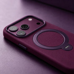 Mutural Cloud Matte Series Holder PU Phone C...