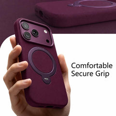 Mutural Cloud Matte Series Holder PU Phone C...