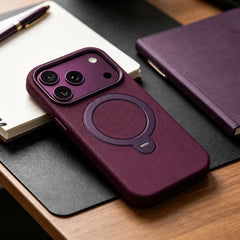 Mutural Cloud Matte Series Holder PU Phone C...