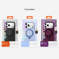 Mutural Cloud Matte Series Holder PU Phone C...
