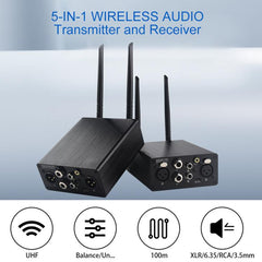 Measy AU680AR4 XLR Wireless Audio Transmitte...