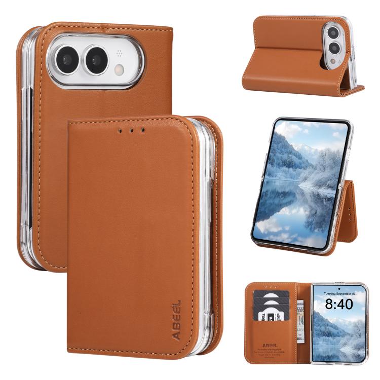 ABEEL RFID Magnetic Flip Leather Phone Case ...
