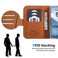 ABEEL RFID Side Buckle Leather Phone Case   ...