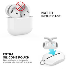 AhaStyle 3 Pairs For AirPods 5 / 4 Silicone ...