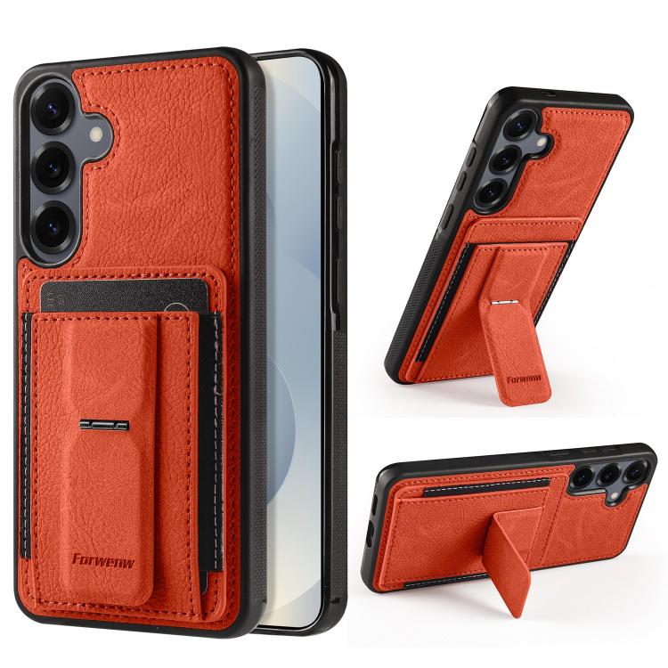 Forwenw F9 Holder Card Wallet PU Phone Case ...