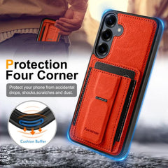 Forwenw F9 Holder Card Wallet PU Phone Case ...