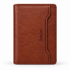 Denior V33 Magnetic 4 Card Horizontal PU Card Bag