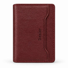 Denior V33 Magnetic 4 Card Horizontal PU Card Bag