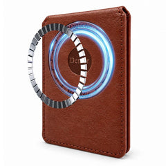 Denior V32 Magnetic 4 Card Vegan Leather Card Bag