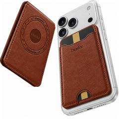 Denior V32 Magnetic 4 Card Vegan Leather Card Bag