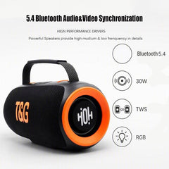 T&G Portable RGB Bluetooth Speaker