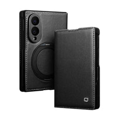 QIALINO Rotating Holder Genuine Leather Flip...