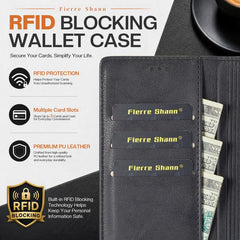 Fierre Shann Oil Wax RFID Funda magnética de...