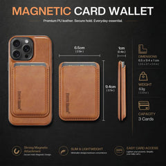 Fierre Shann Oil Wax Vegan Leather Magnetic ...