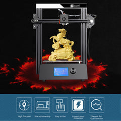 Impresora 3D de escritorio con pantalla LCD JGAURORA Magic 250W