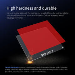 Plataforma de placa de vidrio de carborundo para impresora 3D Ender-3