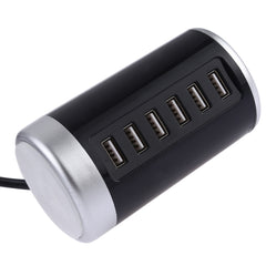 Adaptador de corriente de estación de carga con 6 puertos USB XLD4 30W, enchufe de EE. UU.