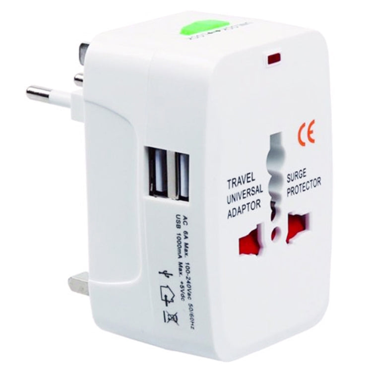 Convertidor universal de viaje con USB dual