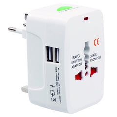 Convertidor universal de viaje con USB dual