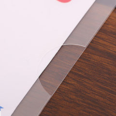Carpeta A4 transparente de una sola página D...