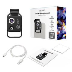 APEXEL APL-MS002BK 200X HD Microscopio portá...