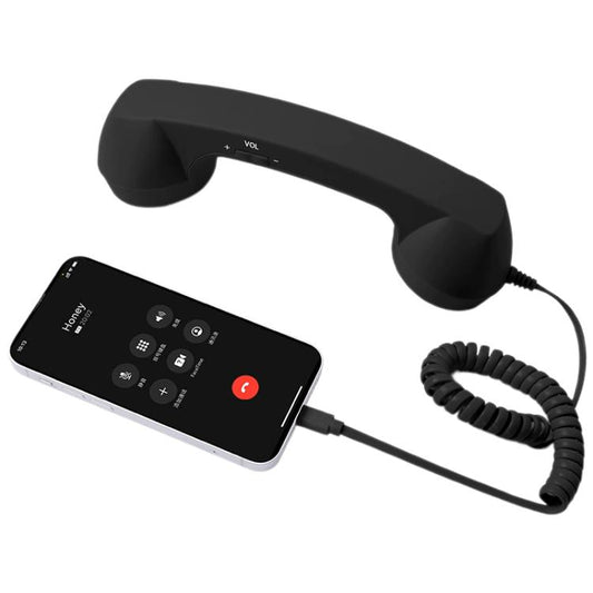 Micrófono con conector tipo C, teléfono retr...