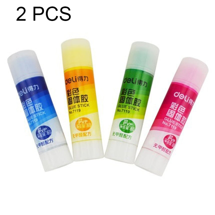 2 PCS Útiles escolares Pegamento sólido Colo...