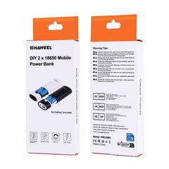 HAWEEL DIY 2x 18650 batería (no incluida) 56...