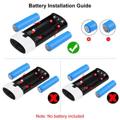 HAWEEL DIY 2x 18650 batería (no incluida) 56...