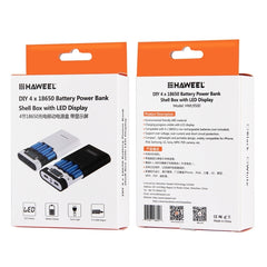 HAWEEL DIY 4 x 18650 batería (no incluida) 1...