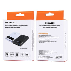 HAWEEL DIY 4x 18650 Batería (no incluida) 12...