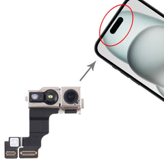 Para cámara frontal de iPhone 15, For iPhone 15